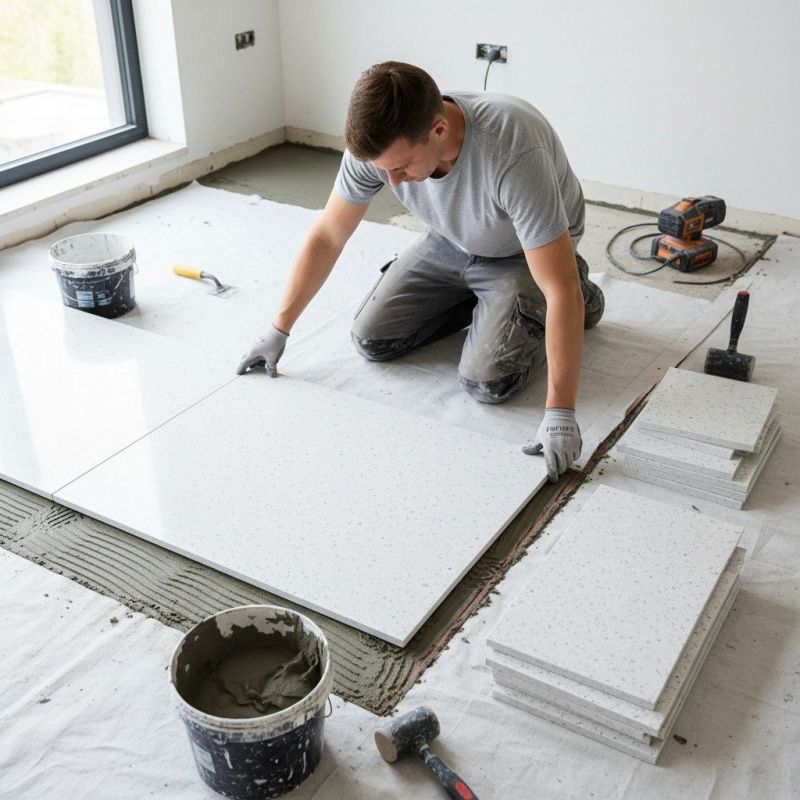 Granite Tile Installation